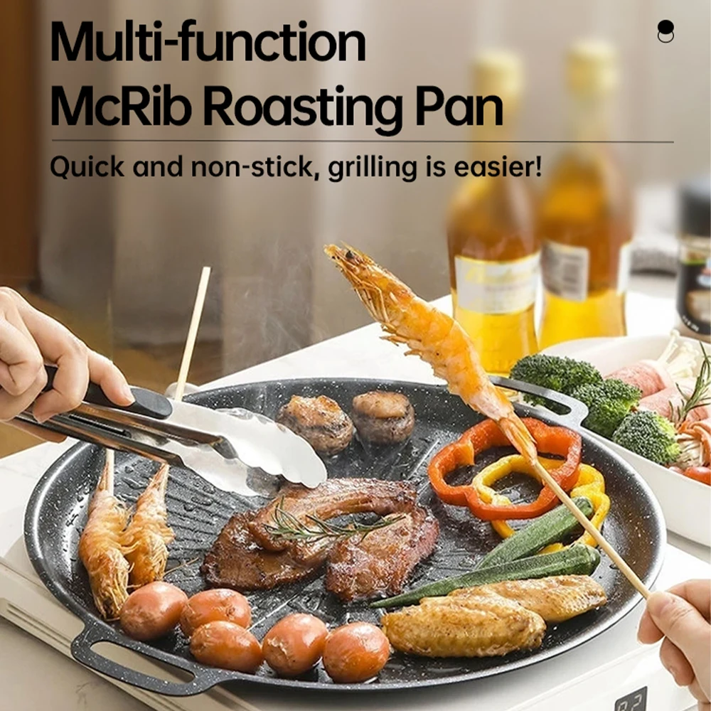 34CM Outdoor BBQ Grill Pan Non - огляд і ціна Korean Bbq Grill