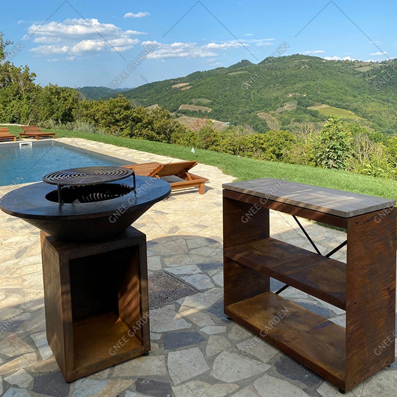 Cheap Corten Steel Korean Styl - огляд і ціна Korean Bbq Grill