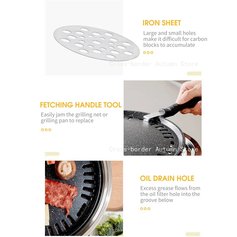 13 Inch Korean BBQ Grill Multi - огляд і ціна Korean Bbq Grill