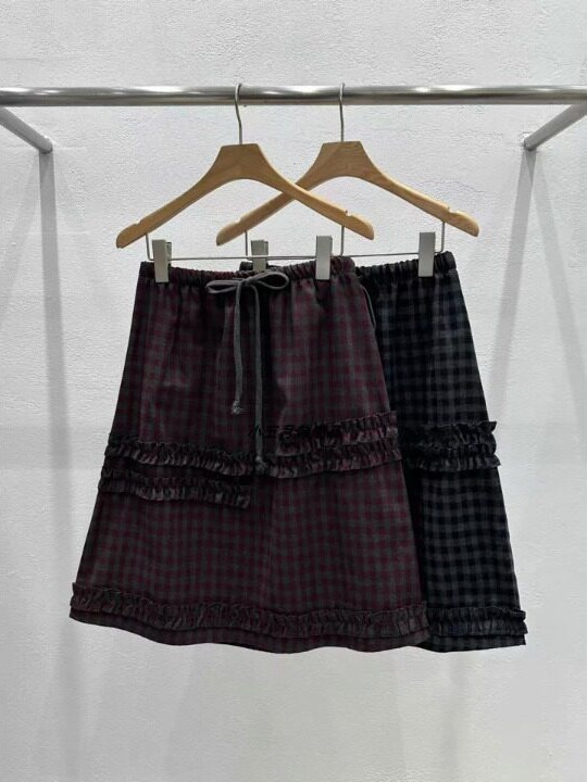 Retro College Girl Half Skirt  - огляд і ціна Korean Girls Lifestyle