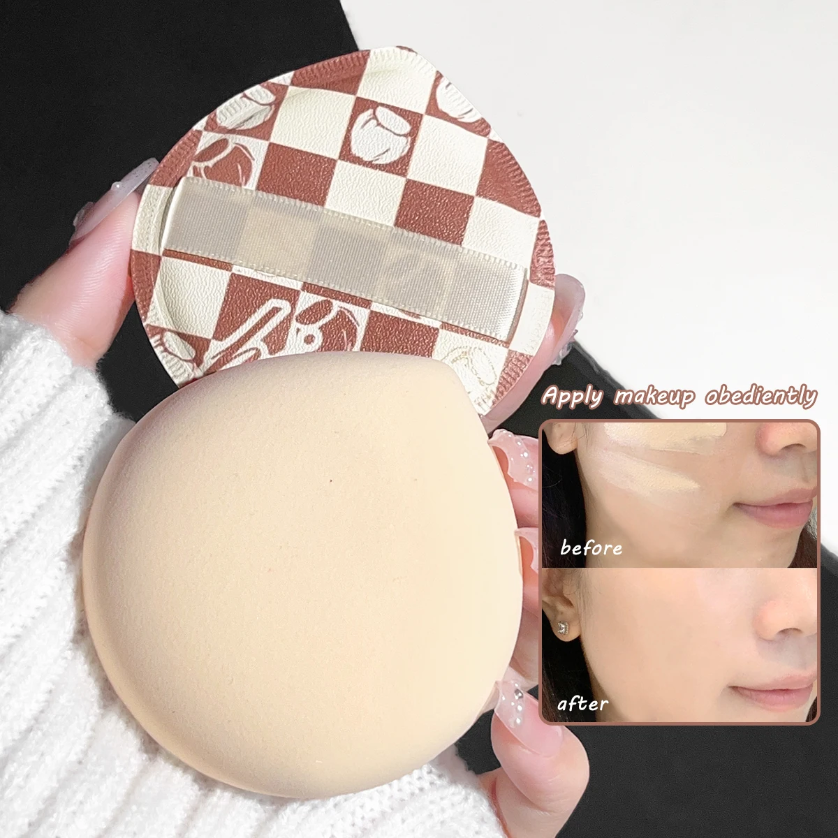 Dry and wet makeup puff sponge - огляд і ціна Bb Cushion Korean