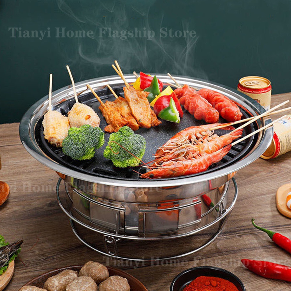 Stainless Steel Charcoal Grill - огляд і ціна Korean Bbq Grill