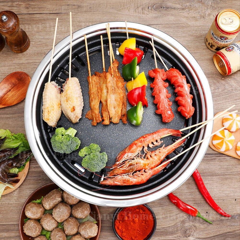 Stainless Steel Charcoal Grill - огляд і ціна Korean Bbq Grill