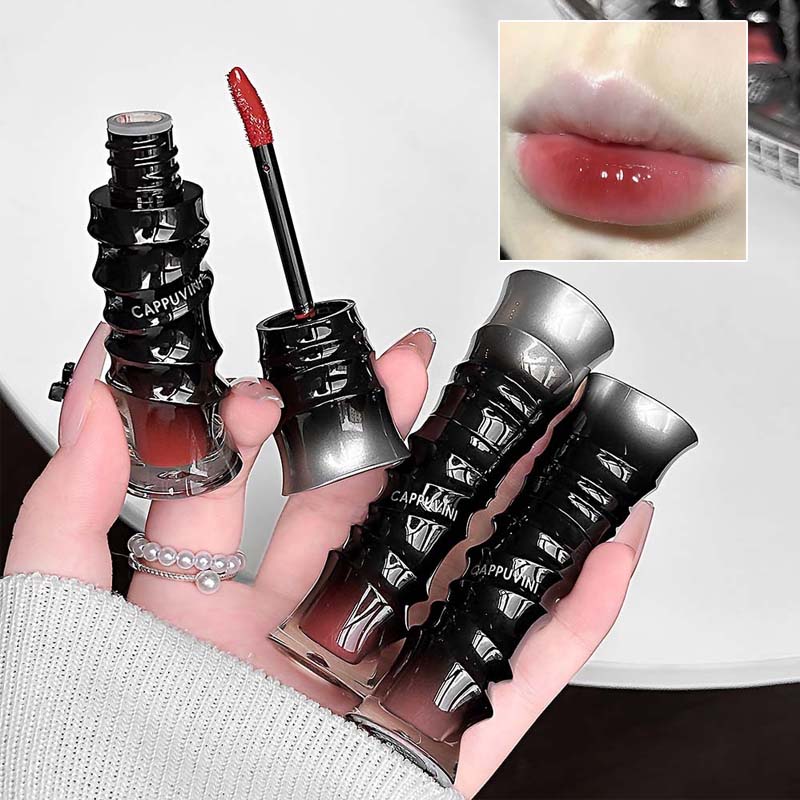 Punk Dark Red Lip Gloss Mirror - огляд і ціна Lip Tint Korean