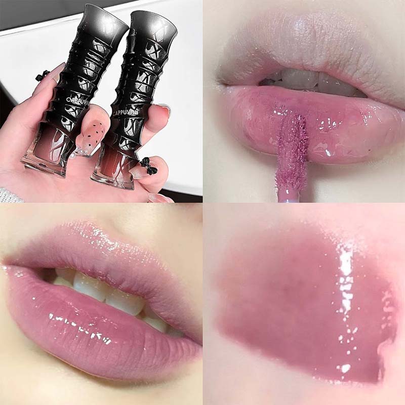 Punk Dark Red Lip Gloss Mirror - огляд і ціна Lip Tint Korean